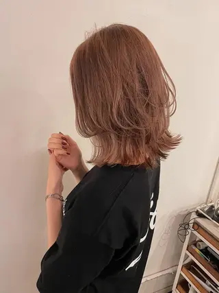 ミディアム カラー h a k u 大倉 卓人のヘアスタイル