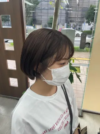 ショート ダブルカラー/韓国 ヘア/さわのあかねのヘアスタイル