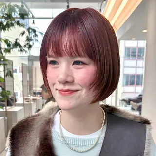 カラー Ayaka/パーマ /ショート/レイヤーのヘアスタイル