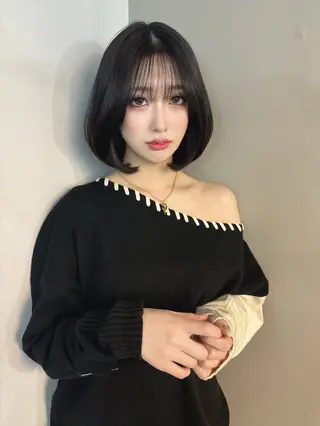 ミディアム XYZ所属・縮毛矯正/髪質改善 韓国風/MIKIYAのヘアスタイル