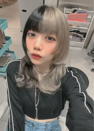 ミディアム ⛄️艶カラー／ レイヤー⛄️和也のヘアスタイル