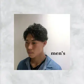 パーマ メンズ apish パーマ/夏琳🌻のヘアスタイル