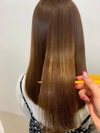 セミロング 🍓韓国ヘア レイヤ ーカット🍓笠原 葵のヘアスタイル