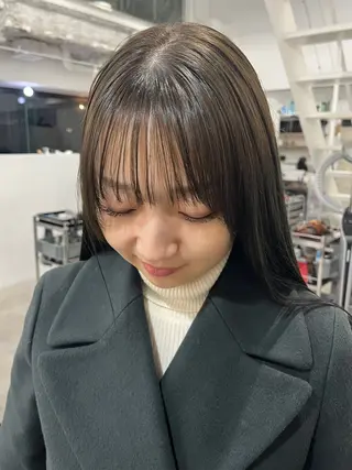 ロング カラー nishihama nanaのヘアスタイル