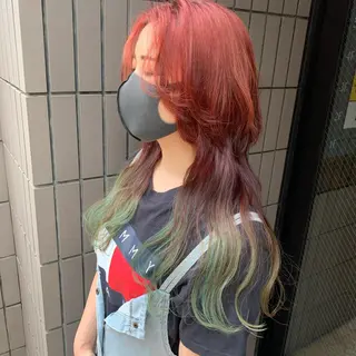 ロング カラー ヘアアレンジ 髪質改善period.所属・いしかわまい🎀 髪質改善特価サロンのヘアスタイル
