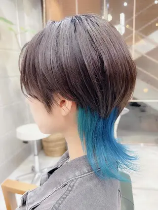 ショート カラー ヘアアレンジ メンズ 𝐑𝐈𝐍𝐊𝐀 🐣🩷のヘアスタイル