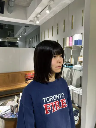 ミディアム milli produce by ITAKURA所属・milli 佐藤 蓮のヘアスタイル