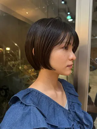 ショート ボブ/ショート 吉田竣のヘアスタイル