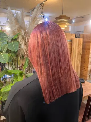 セミロング カラー HAIR　& MAKE orange所属・mary'sメリー /ニュアンスカラーのヘアスタイル