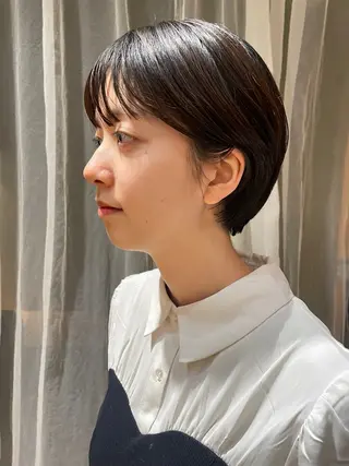 ショート パーマ ボブ/ショート 吉田竣のヘアスタイル