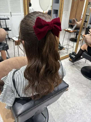 ヘアアレンジ ピンクカラーアレンジ 🩷AYANA🩷のヘアスタイル