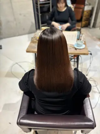 セミロング 及川 亜美のヘアスタイル