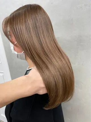 ロング 🧸艶々韓国ヘア 🧁mizunaのヘアスタイル