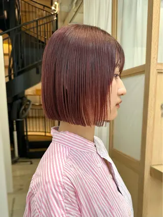 ショート sea by luvismけやき通り2号店所属・ボブ/ショート/ 縮毛矯正/岸本恭明のヘアスタイル