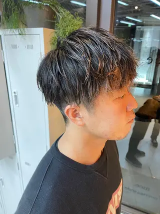 ショート パーマ メンズ mee.urawa所属・似合わせショート×透 明感/やじまたかしのヘアスタイル