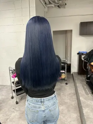 ロング カラー ヘアアレンジ 久米 治仁のヘアスタイル