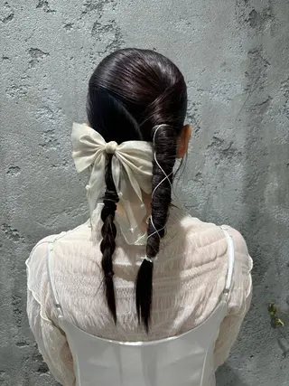 ヘアアレンジ 🍀🍒ྀyuuka /似合わせカラー🍀のヘアスタイル