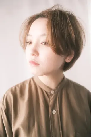 ショート カラー パーマ ショートボブ縮毛矯正 髪質改善のプロ山道潤のヘアスタイル