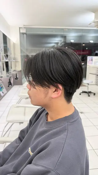 メンズ センターパート/ メンズパーマ/河原田のヘアスタイル