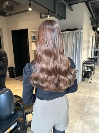 ロング カラー KURO/韓国ヘア /レイヤーカットのヘアスタイル