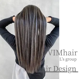 ロング カラー ヘアアレンジ VIM hairおもろまち店のヘアスタイル