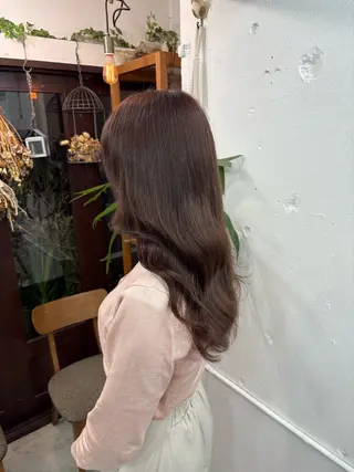 ロング カラー Ricca所属・Hina🧵/恵比寿 中目黒/透明感カラーのヘアスタイル