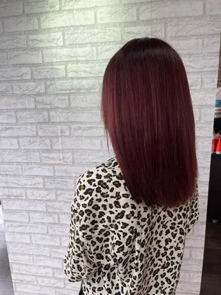 セミロング カラー hair salonyuri所属・ヘアサロンユリ もりたきょうこのヘアスタイル