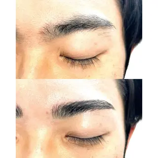 メンズ マツエク・マツパ アイブロウ さっちゃんのまつげ屋さん所属・まつげとまゆげ屋さん SAKIのマツエク・マツパデザイン