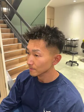 ショート パーマ メンズ メンズ 🔫KOKIのヘアスタイル