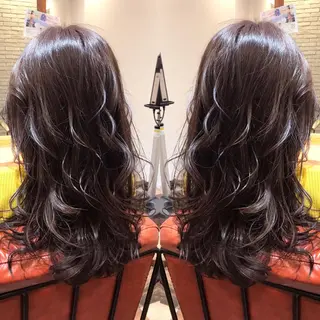 ロング カラー シールエクステ⭐️ オオミタクヤのヘアスタイル