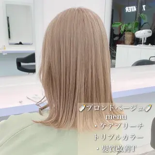 ロング カラー ブリーチボブNo.1 🥇/KOHEIのヘアスタイル