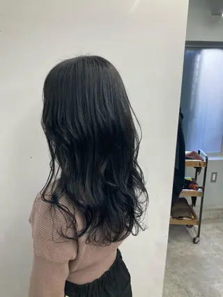 セミロング カラー ブリーチ&似合せボブ 田中寛十のヘアスタイル