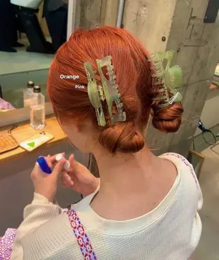 ロング カラー ヘアアレンジ 🧤men'sパーマ 🐶SaYaka🎀のその他イメージ