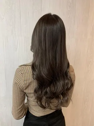 ロング カラー ヘアアレンジ GLOSS 心斎橋 山上のヘアスタイル
