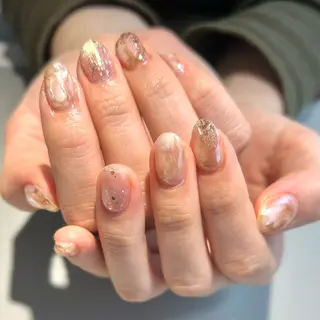 ネイル BULLION ☁️kurumi☁️のネイルデザイン