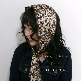 セミロング パーマ kii所属・Kouda harukaのヘアスタイル