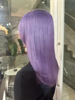 セミロング 平成ギャル×韓国 mix💖MIKUのヘアスタイル