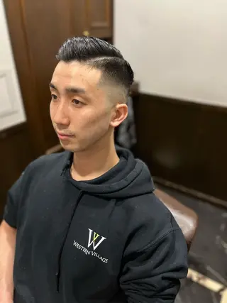ショート ヒロ銀座バーバーショップ難波店所属・縮毛矯正/パーマ 宮河 惇💈のヘアスタイル