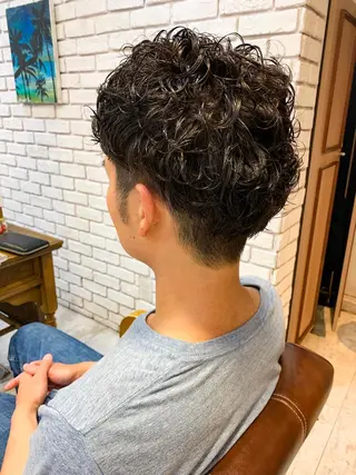 パーマ メンズ nisihara kenjiのヘアスタイル