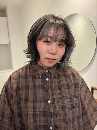 ショート カラー リン🔔ボブ cut ベージュカラー🤎のヘアスタイル
