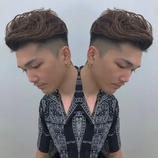 メンズ Le'a所属・渋谷/フェード/ 國分 翔のヘアスタイル