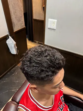 パーマ メンズ 池内 勇輝のヘアスタイル