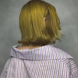 ミディアム カラー ORIKA 美容室のヘアスタイル