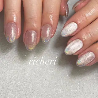 ミディアム ネイル richeri beautyのネイルデザイン