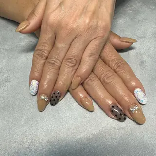 ネイル 🩷🩵mm.大宮 Riyo🧸🩵🩷のネイルデザイン