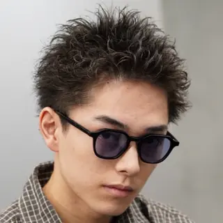 ショート パーマ ヘアアレンジ メンズ fifth Tokyo所属・fifth 石川 凪のヘアスタイル