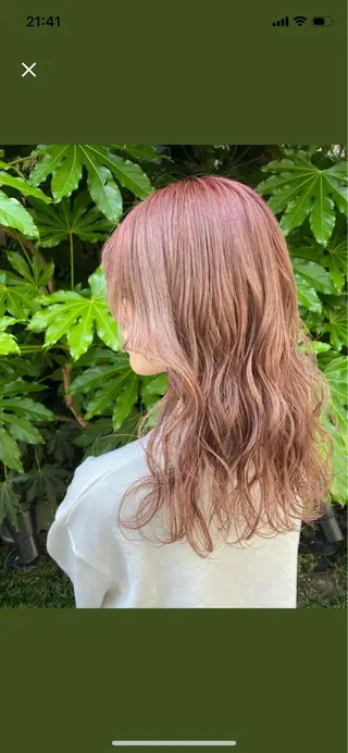 セミロング GiseL アンリのヘアスタイル