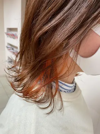 ミディアム カラー ヘアアレンジ 【Sweep】おじま のぞみのヘアスタイル