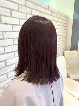 ミディアム カラー 相原 瞳のヘアスタイル