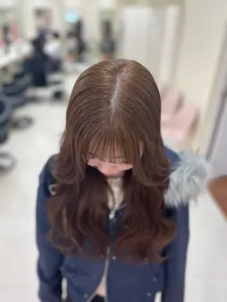 カラー ベージュ・ラベンダー カラー🎀りりのヘアスタイル
